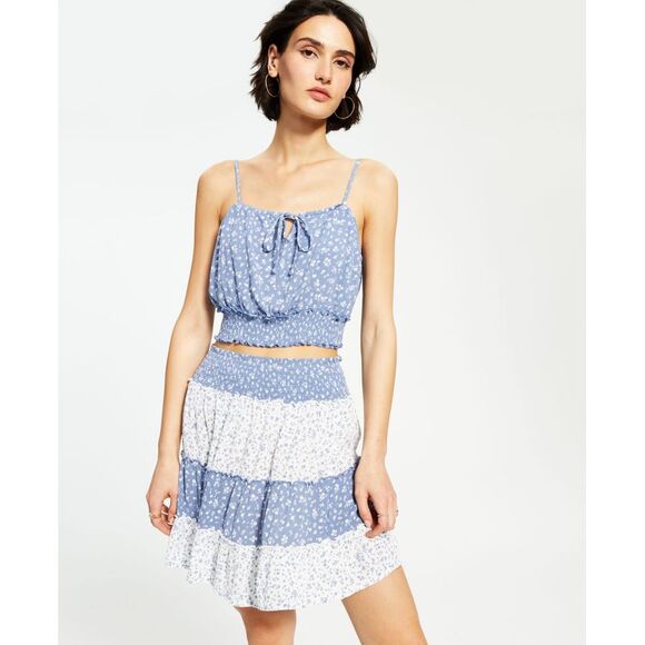 Juniors' Tiered Ruffled Skirt - Picture 1 of 1